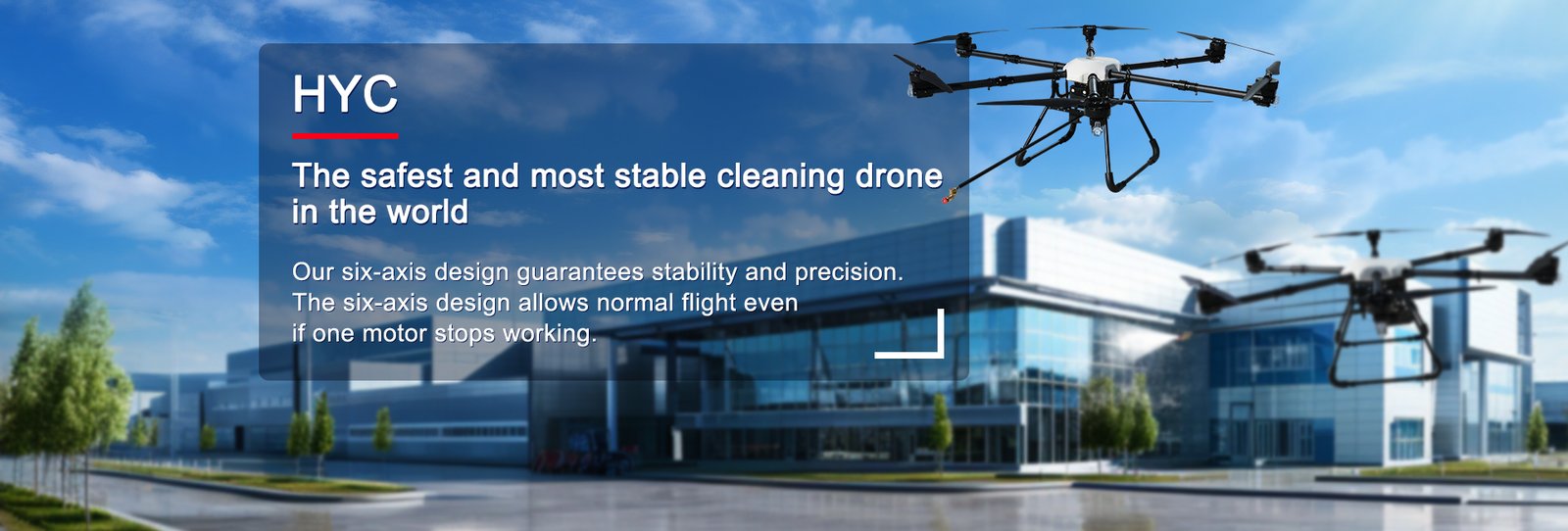 High-flying Cleaning Drones for Washing Window