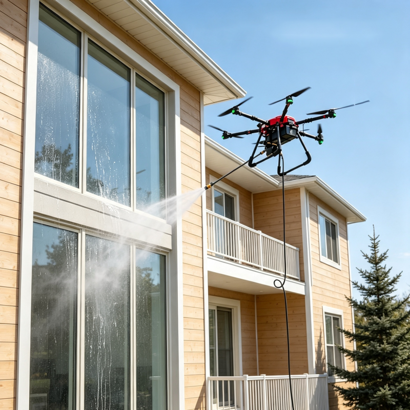 - Are window washing drones safe - industrial drone window cleaning safety features